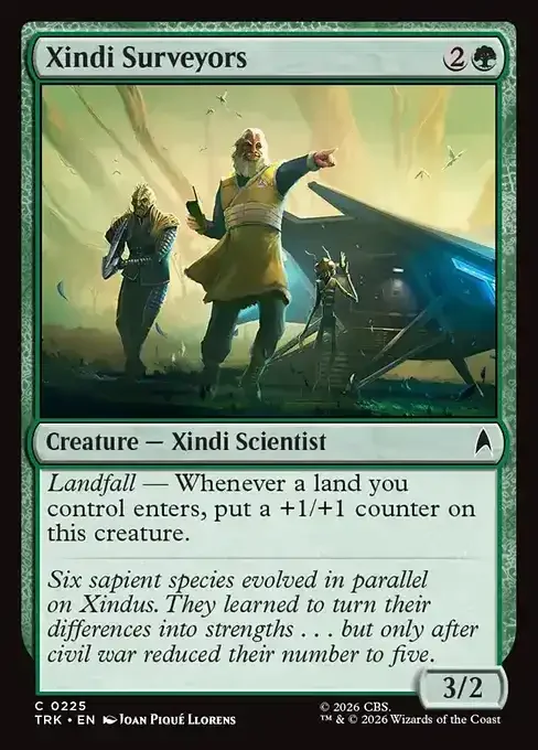 MTG Star Trek Card List - Xindi Surveyors (TRK 225) 113/177