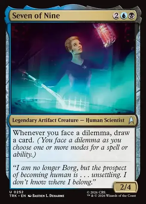 MTG Star Trek Card List - Seven of Nine (TRK 252) 115/177
