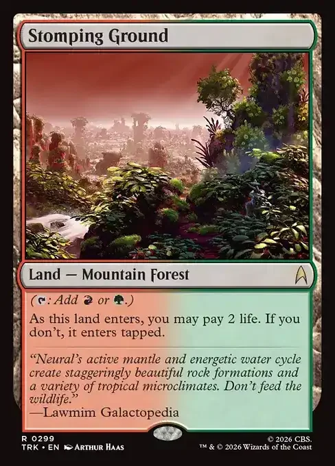 MTG Star Trek Card List - Stomping Ground (TRK 299) 126/177