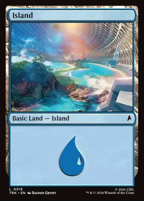 MTG Star Trek Card List - Island (TRK 319) 131/177
