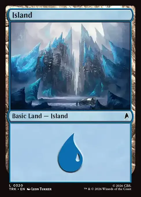 MTG Star Trek Card List - Island (TRK 320) 132/177