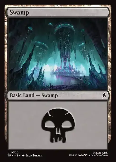 MTG Star Trek Card List - Swamp (TRK 322) 134/177
