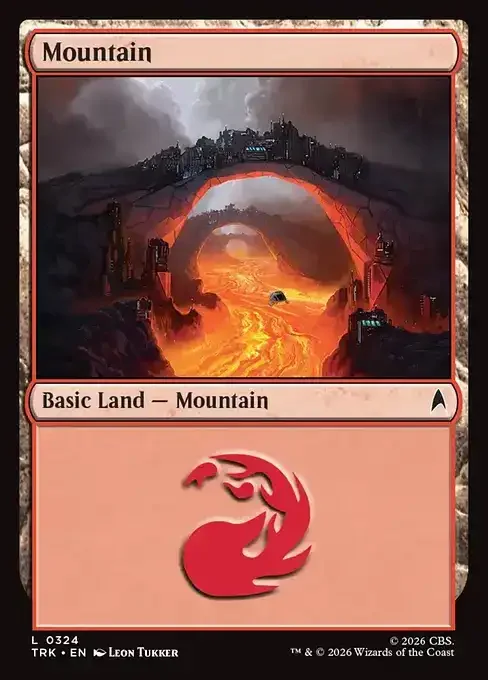 MTG Star Trek Card List - Mountain (TRK 324) 136/177
