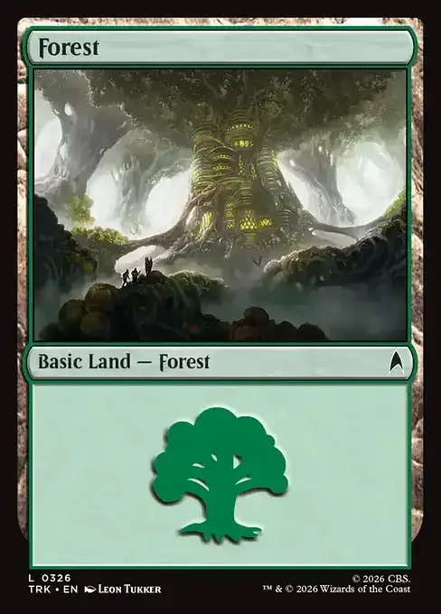 MTG Star Trek Card List - Forest (TRK 326) 138/177