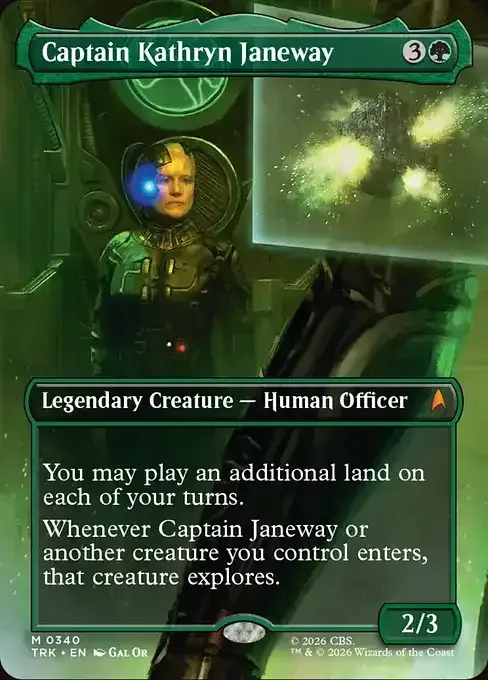 MTG Star Trek Card List - Captain Kathryn Janeway (TRK 340) 139/177