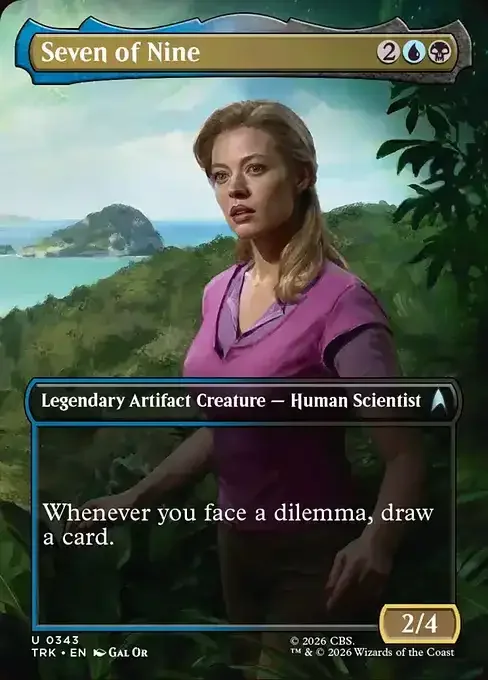 MTG Star Trek Card List - Seven of Nine (TRK 343) 140/177