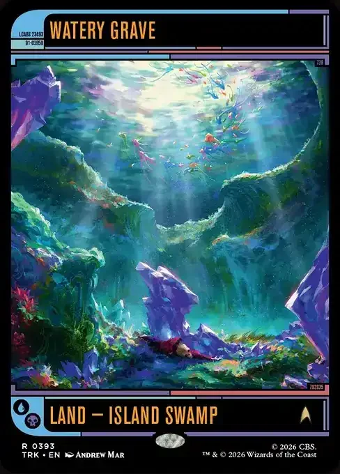 MTG Star Trek Card List - Watery Grave (TRK 393) 144/177