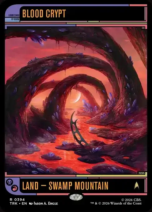 MTG Star Trek Card List - Blood Crypt (TRK 394) 145/177