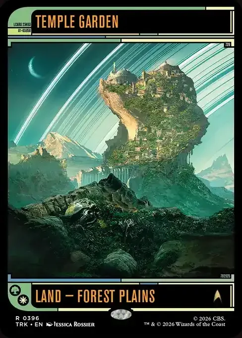 MTG Star Trek Card List - Temple Garden (TRK 396) 147/177