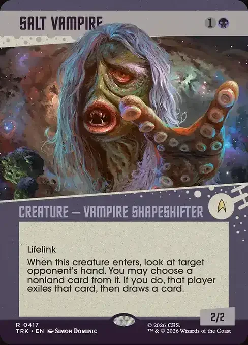 MTG Star Trek Card List - Salt Vampire (TRK 417) 154/177