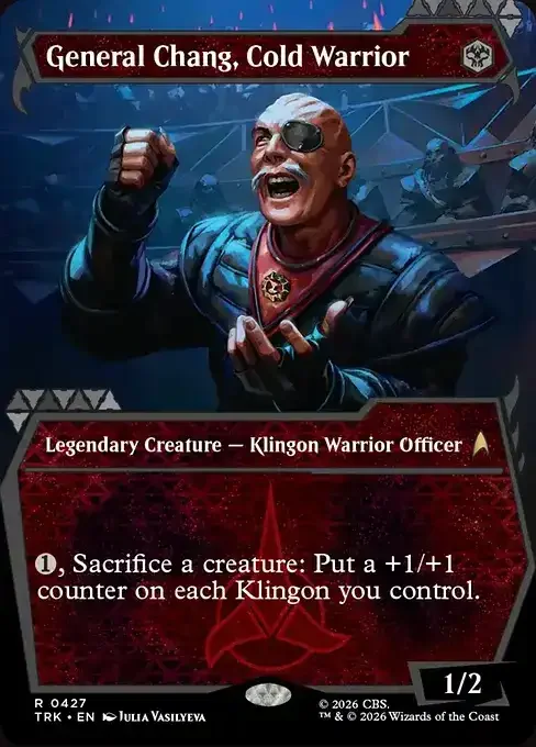 MTG Star Trek Card List - General Chang, Cold Warrior (TRK 427) 156/177