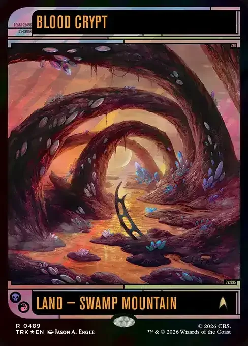 MTG Star Trek Card List - Blood Crypt (TRK 489) 162/177
