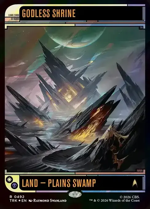 MTG Star Trek Card List - Godless Shrine (TRK 492) 165/177