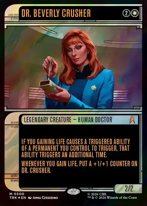 MTG Star Trek Card List - Dr. Beverly Crusher (TRK 500) 170/177