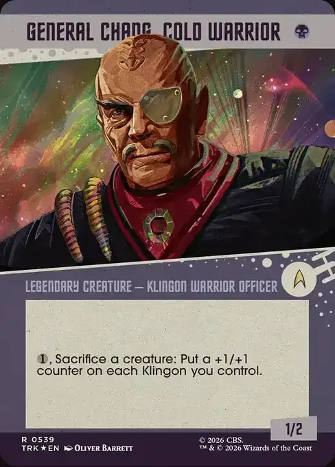 MTG Star Trek Card List - General Chang, Cold Warrior (TRK 539) 172/177