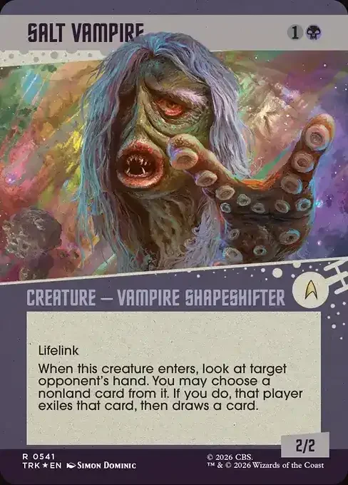 MTG Star Trek Card List - Salt Vampire (TRK 541) 173/177
