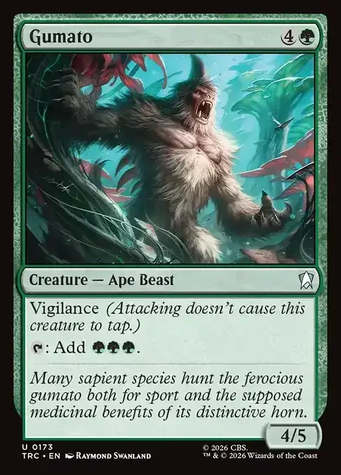 MTG Star Trek Card List - Gumato (TRC 173) 026/177