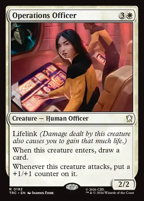 MTG Star Trek Card List - Operations Officer (TRC 192) 029/177