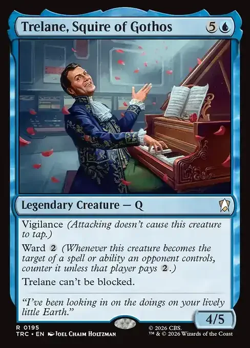 MTG Star Trek Card List - Trelane, Squire of Gothos (TRC 195) 032/177