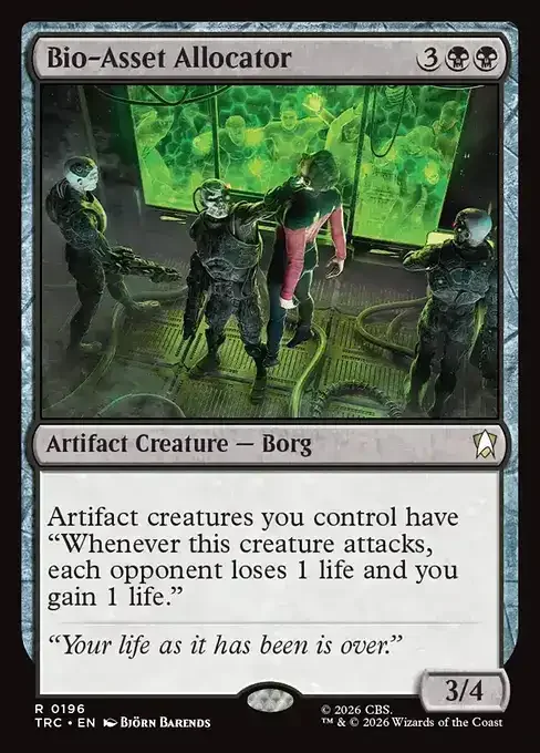 MTG Star Trek Card List - Bio-Asset Allocator (TRC 196) 033/177