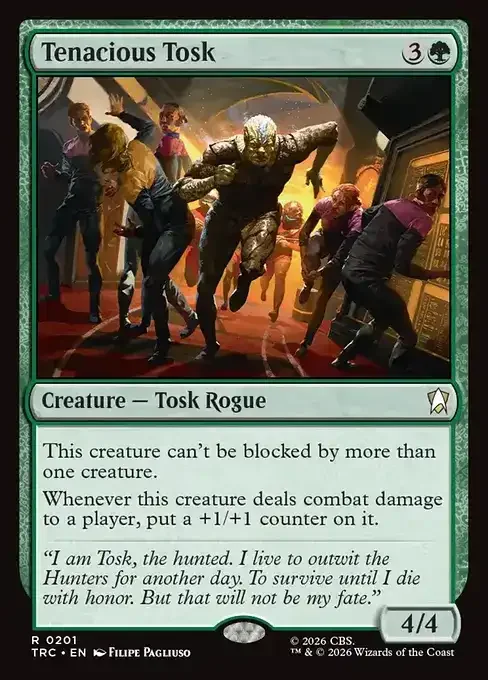 MTG Star Trek Card List - Tenacious Tosk (TRC 201) 038/177