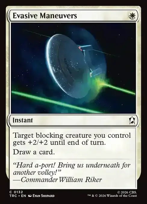 MTG Star Trek Card List - Evasive Maneuvers (TRC 132) 004/177