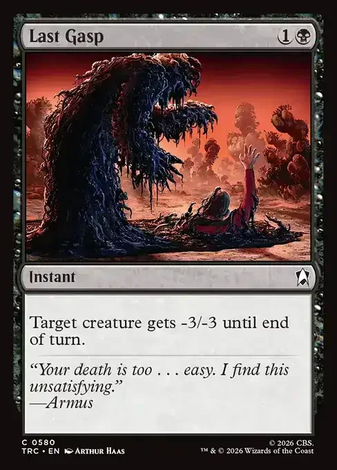 MTG Star Trek Card List - Last Gasp (TRC 580) 041/177