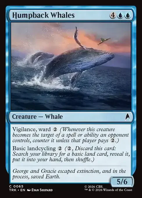 MTG Star Trek Card List - Humpback Whales (TRK 65) 065/177