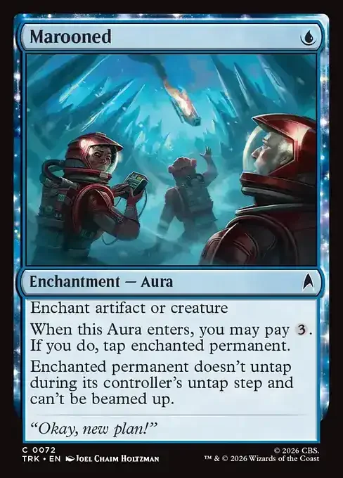 MTG Star Trek Card List - Marooned (TRK 72) 066/177
