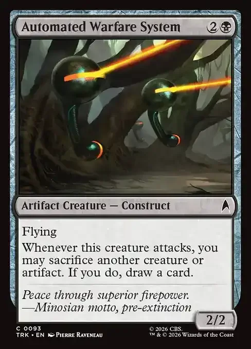 MTG Star Trek Card List - Automated Warfare System (TRK 93) 070/177