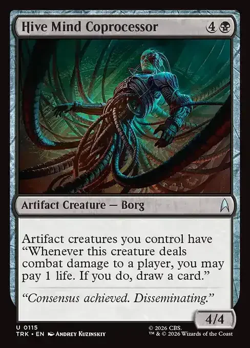 MTG Star Trek Card List - Hive Mind Coprocessor (TRK 115) 079/177