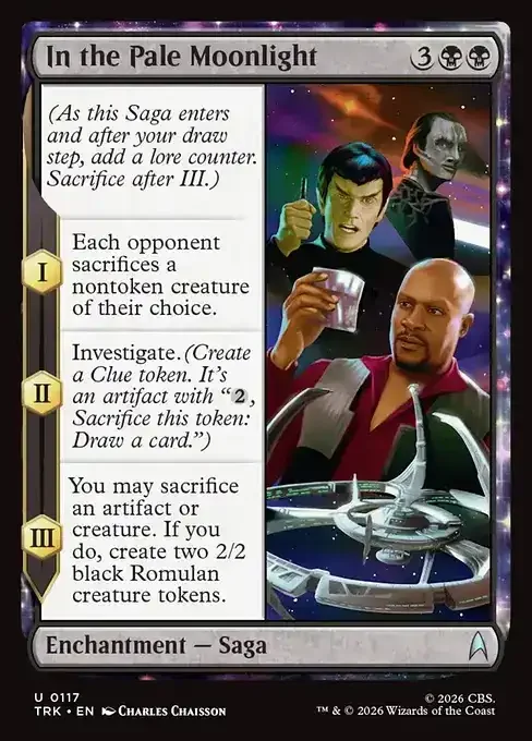 MTG Star Trek Card List - In the Pale Moonlight (TRK 117) 080/177