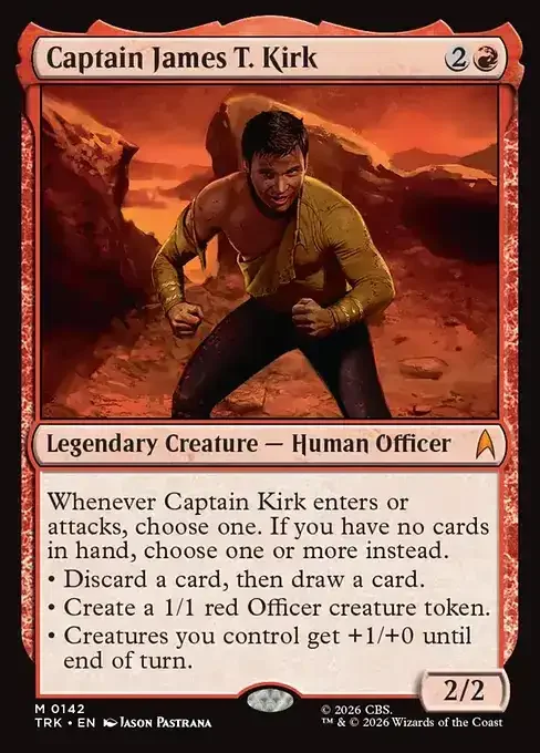 MTG Star Trek Card List - Captain James T. Kirk (TRK 142) 088/177