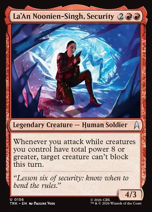 MTG Star Trek Card List - La'An Noonien-Singh, Security (TRK 156) 092/177