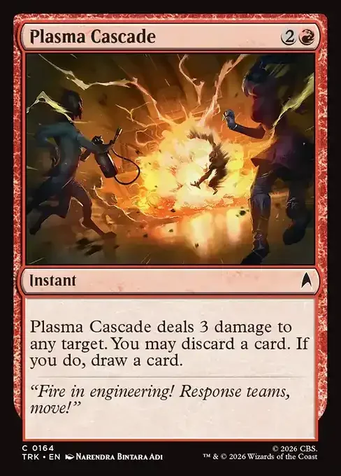 MTG Star Trek Card List - Plasma Cascade (TRK 164) 096/177