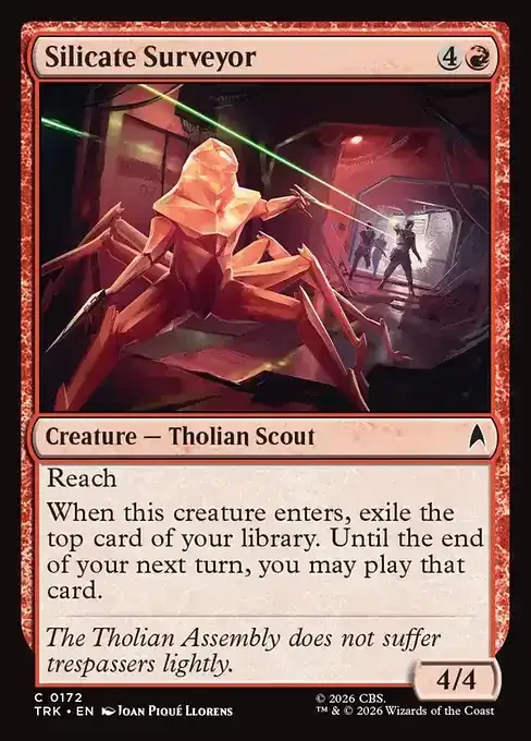 MTG Star Trek Card List - Silicate Surveyor (TRK 172) 098/177