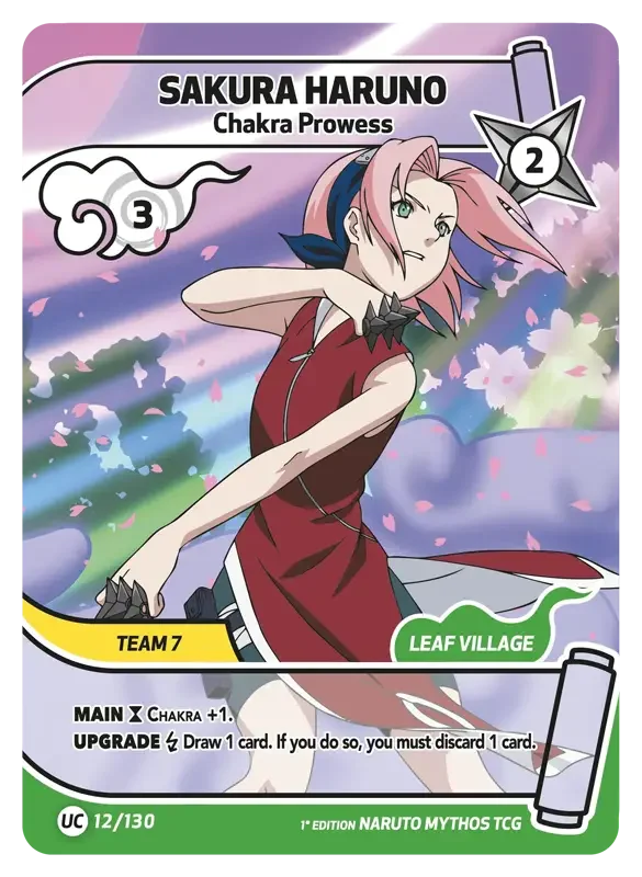 Naruto Konoha Shido Card List - Sakura Haruno 012/130