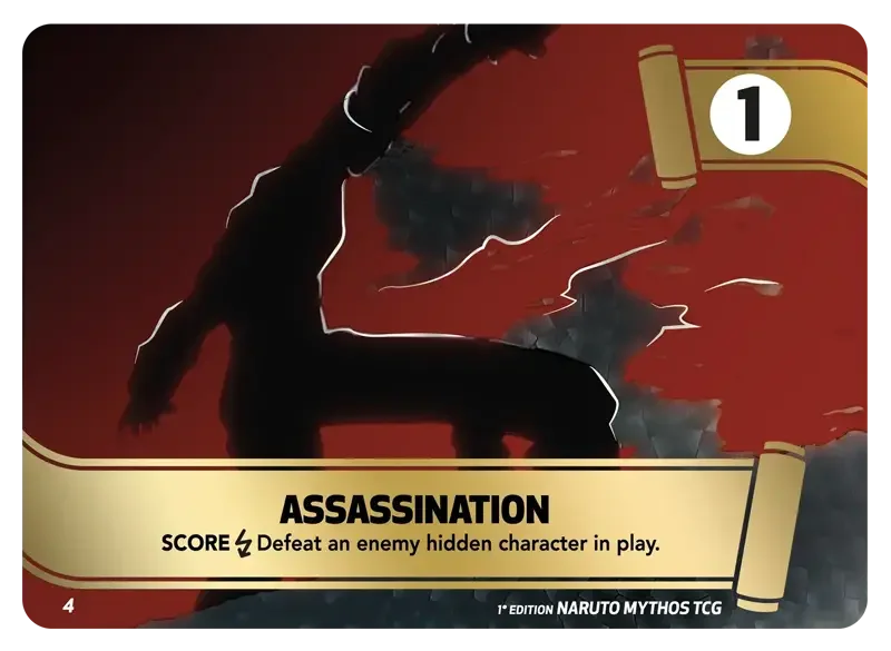 Naruto Konoha Shido Card List - Assassination