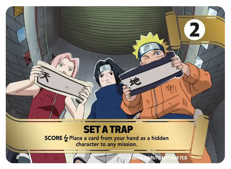 Naruto Konoha Shido Card List - Set a trap