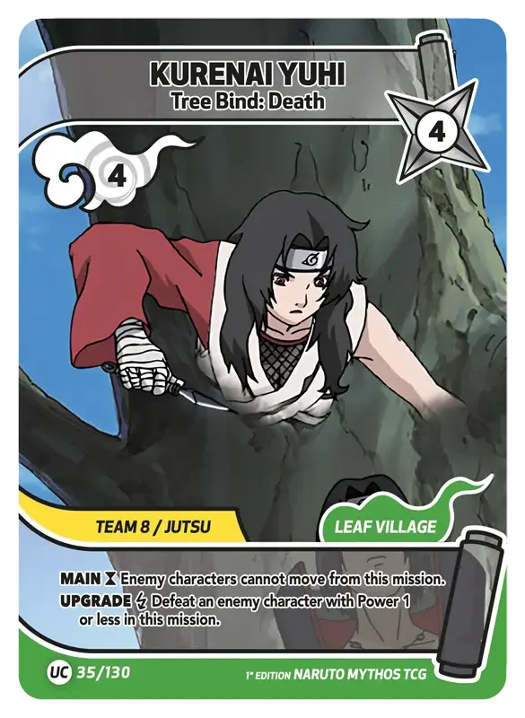 Naruto Konoha Shido Card List - Kurenai Yuhi 035/130