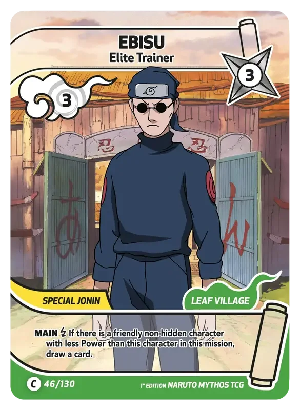 Naruto Konoha Shido Card List - Ebisu 046/130