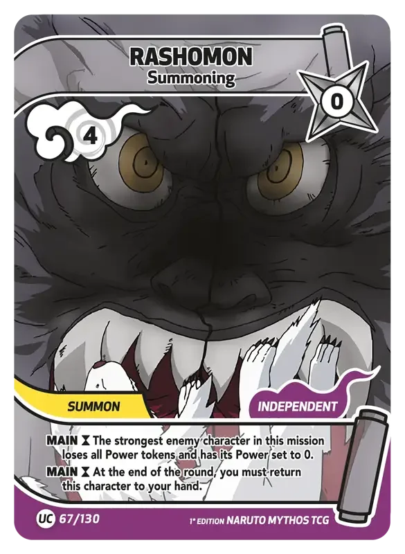 Naruto Konoha Shido Card List - Rashomon 067/130