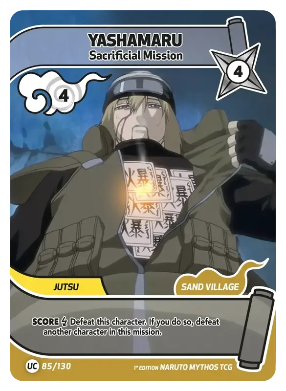 Naruto Konoha Shido Card List - Yashamaru 085/130
