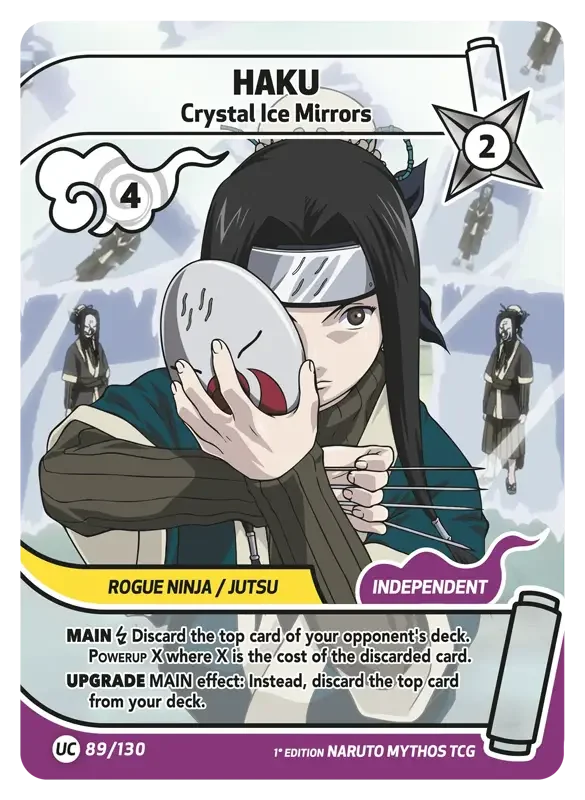 Naruto Konoha Shido Card List - Haku 089/130