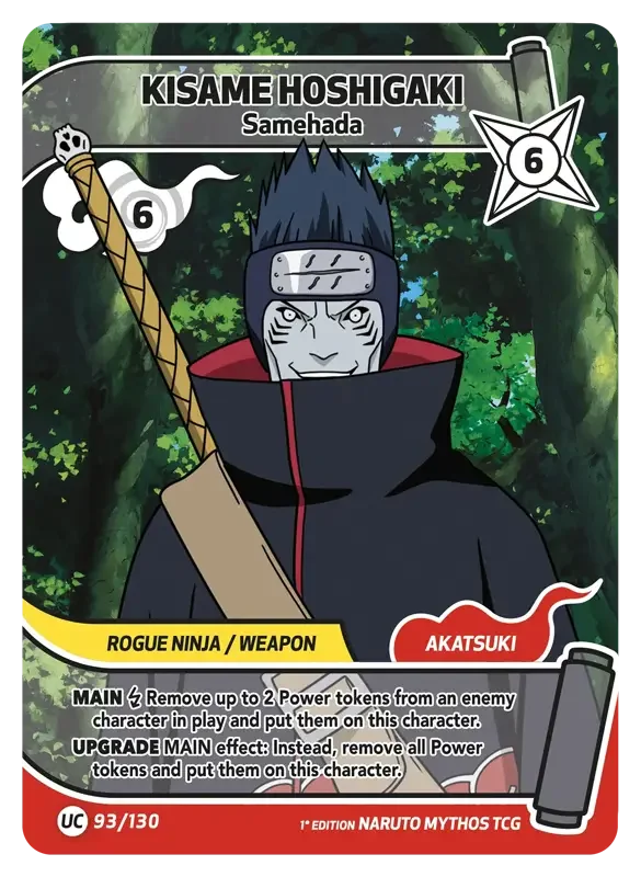 Naruto Konoha Shido Card List - Kisame Hoshigaki 093/130