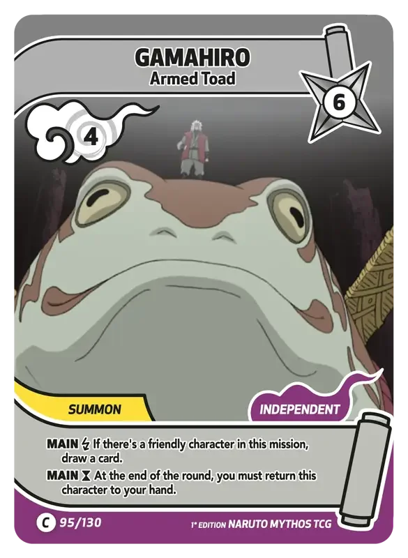 Naruto Konoha Shido Card List - Gamahiro 095/130