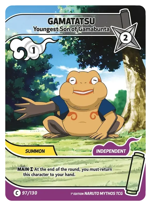 Naruto Konoha Shido Card List - Gamatatsu 097/130