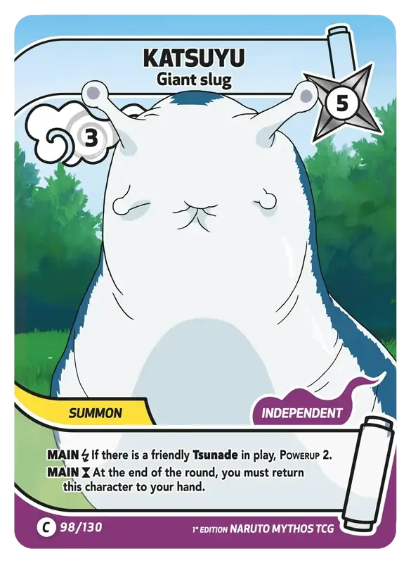 Naruto Konoha Shido Card List - Katsuyu 098/130