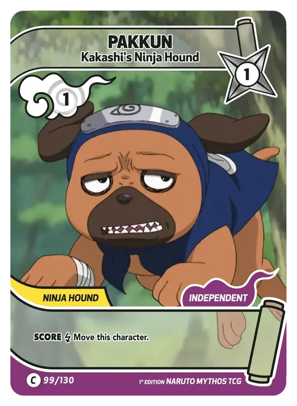Naruto Konoha Shido Card List - Pakkun 099/130
