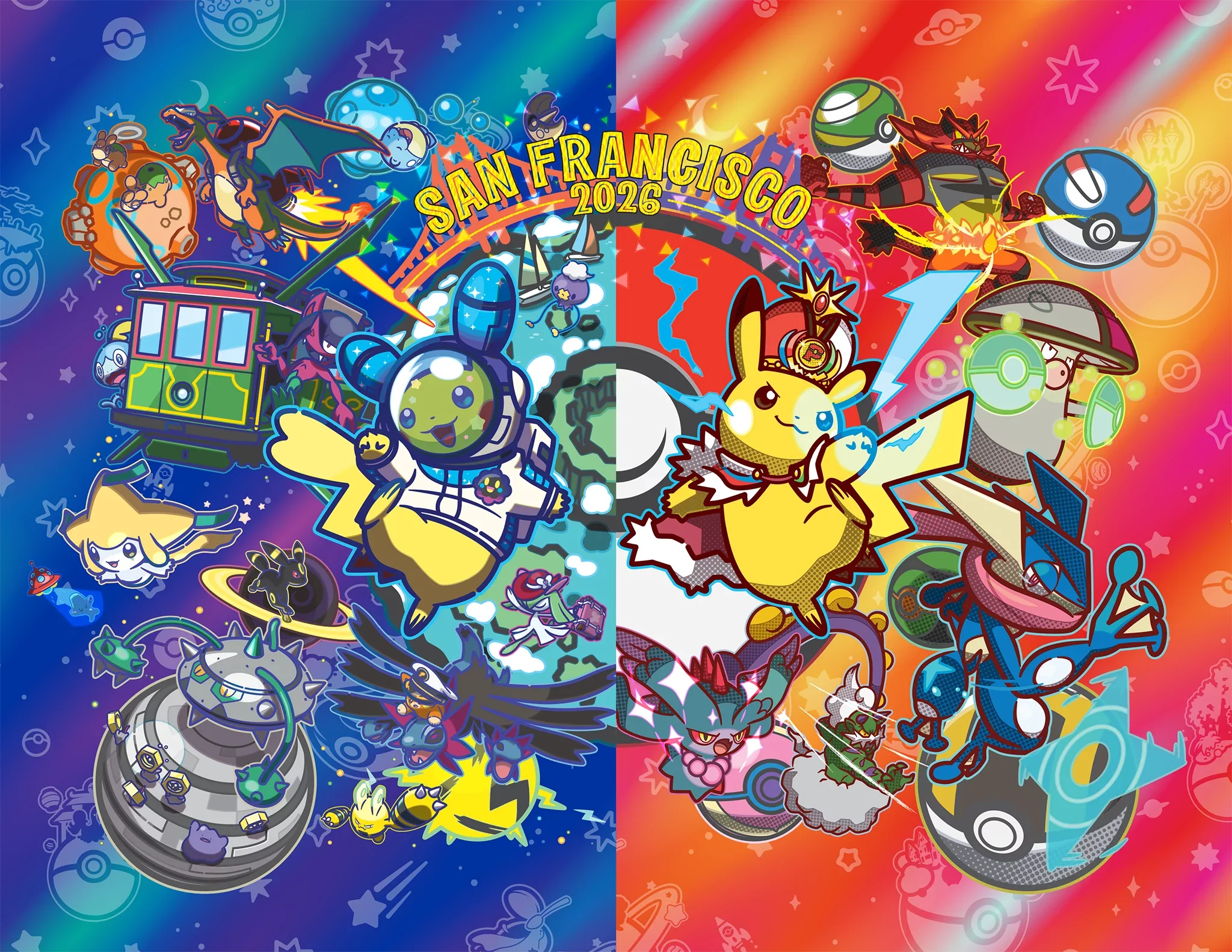 Pokémon Worlds 2026 Key Art